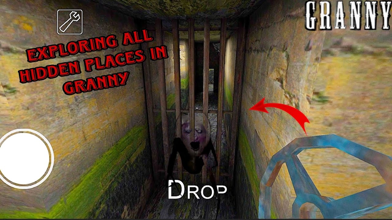 Exploring All Hidden Places Of Spider Angelina In Granny #granny #horrorgaming #game