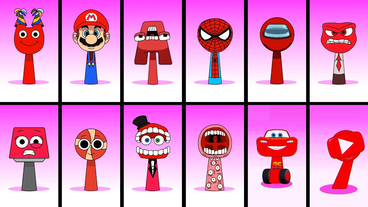 Sprunki OC ALL Phases 4 || Compilation Incredibox COMPLETE #sprunki #incredibox