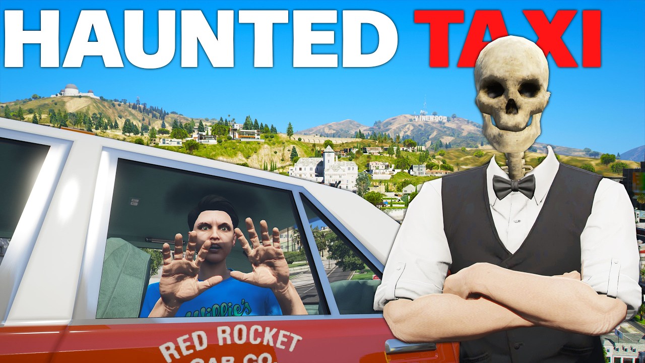 СКЕЛЕТ-ТАКСИС ПРЕСЛЕДУЕТ ИГРОКОВ! | GTA 5 RP