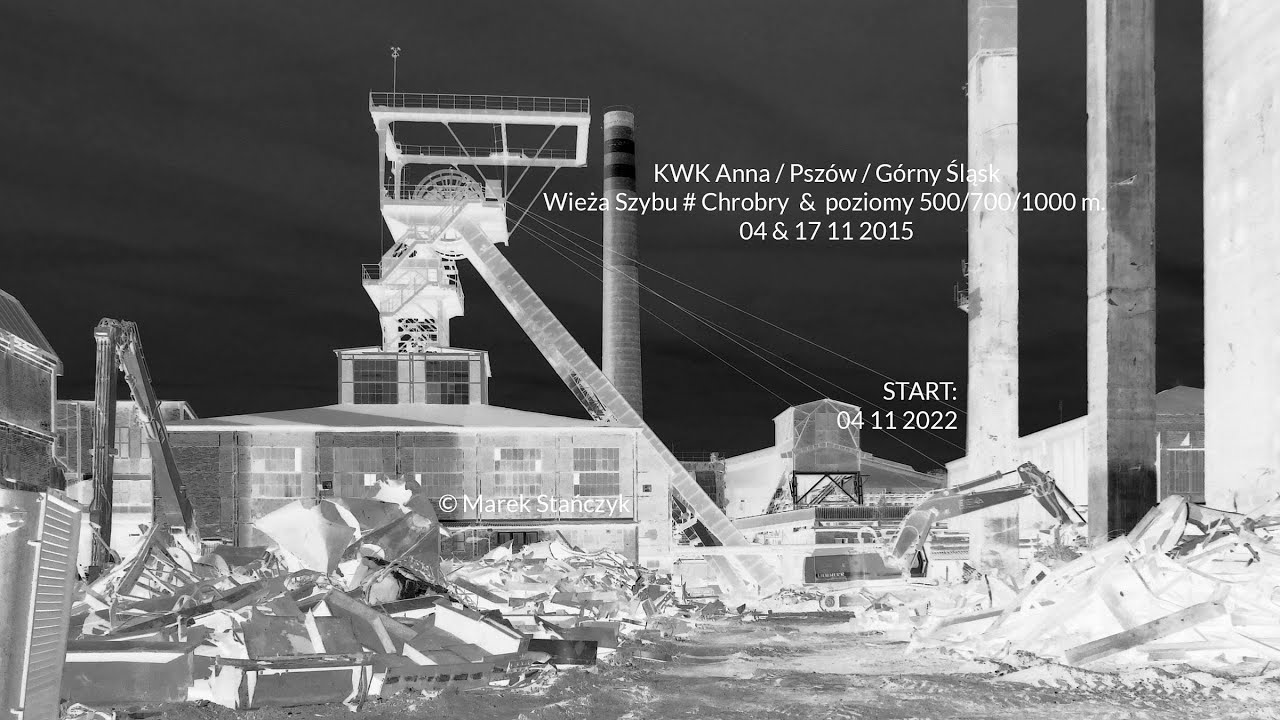 Wieża Szybu # Chrobry I / KWK Anna / Pszów / Górny Śląsk /Poziom 1000 / 11 2015 / Marek Stańczyk