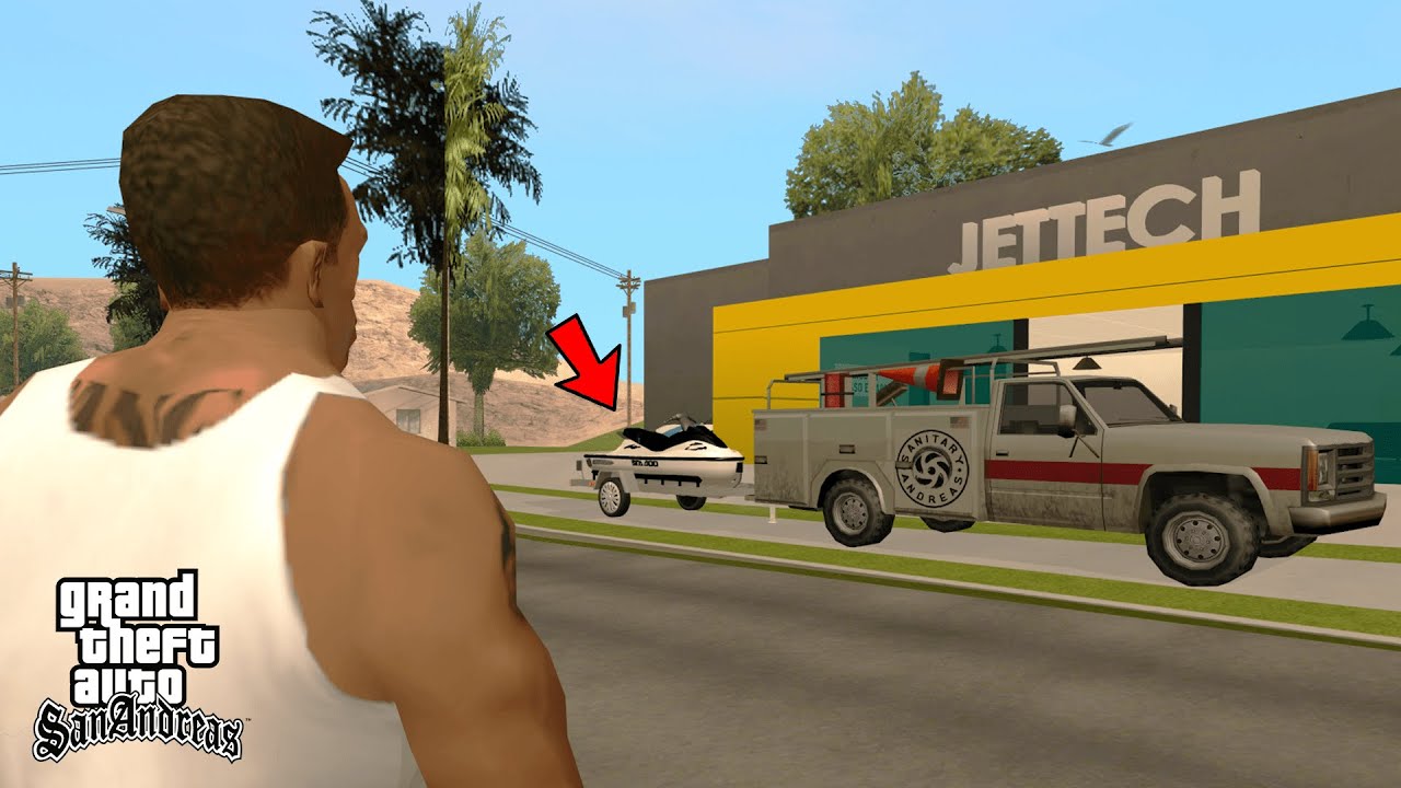 How To Find A Jet Ski in GTA San Andreas! (Jet Ski Dealership Location)