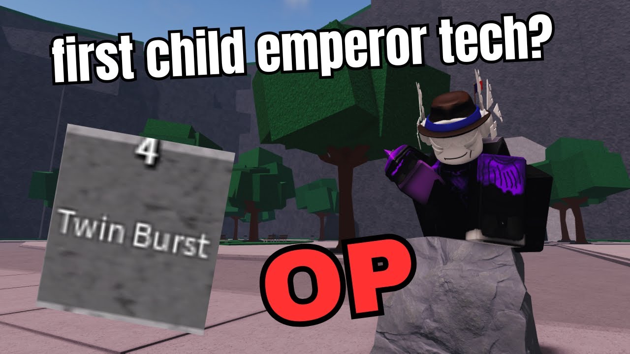 NEW OP CHILD EMPEROR TECH #roblox #thestrongestbattlegrounds