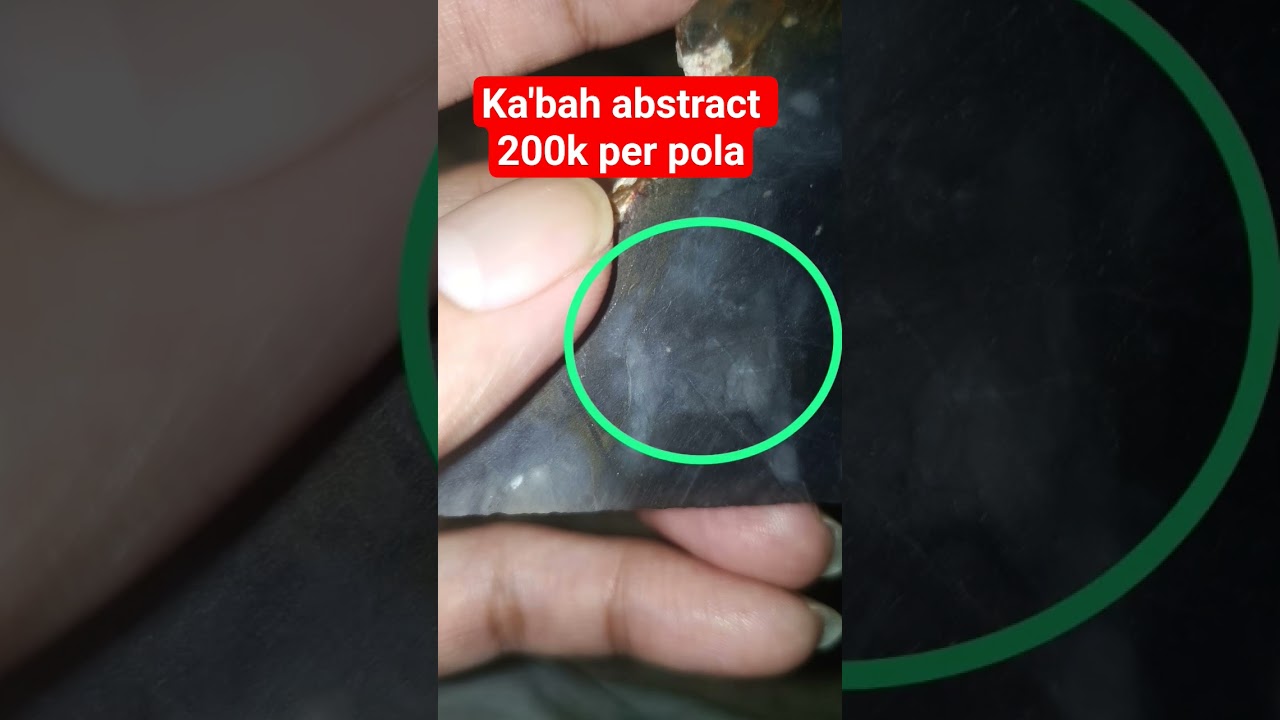 Batu gambar ka'bah abstract #batuakik #batugambar #gemstone