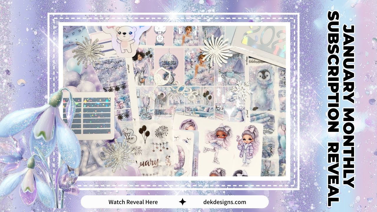 January Sticker + Stationery Unboxing  2026 - Planning and Journaling 