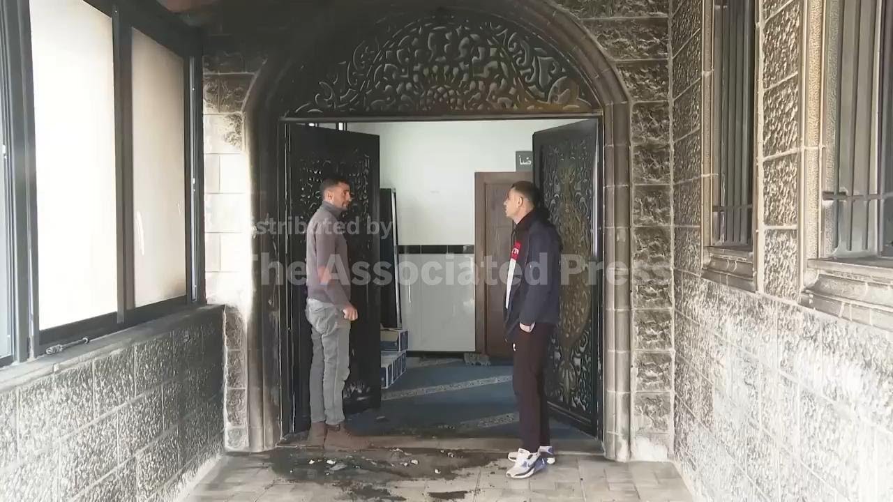 Israeli settlers torch and deface West Bank mosque as Ramadan begins
