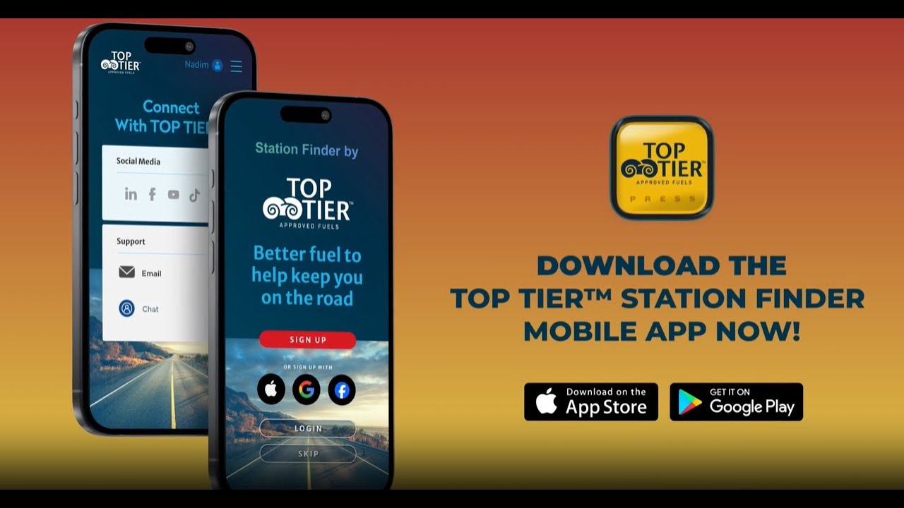 TOP TIER&trade; Station Finder App - Now Available