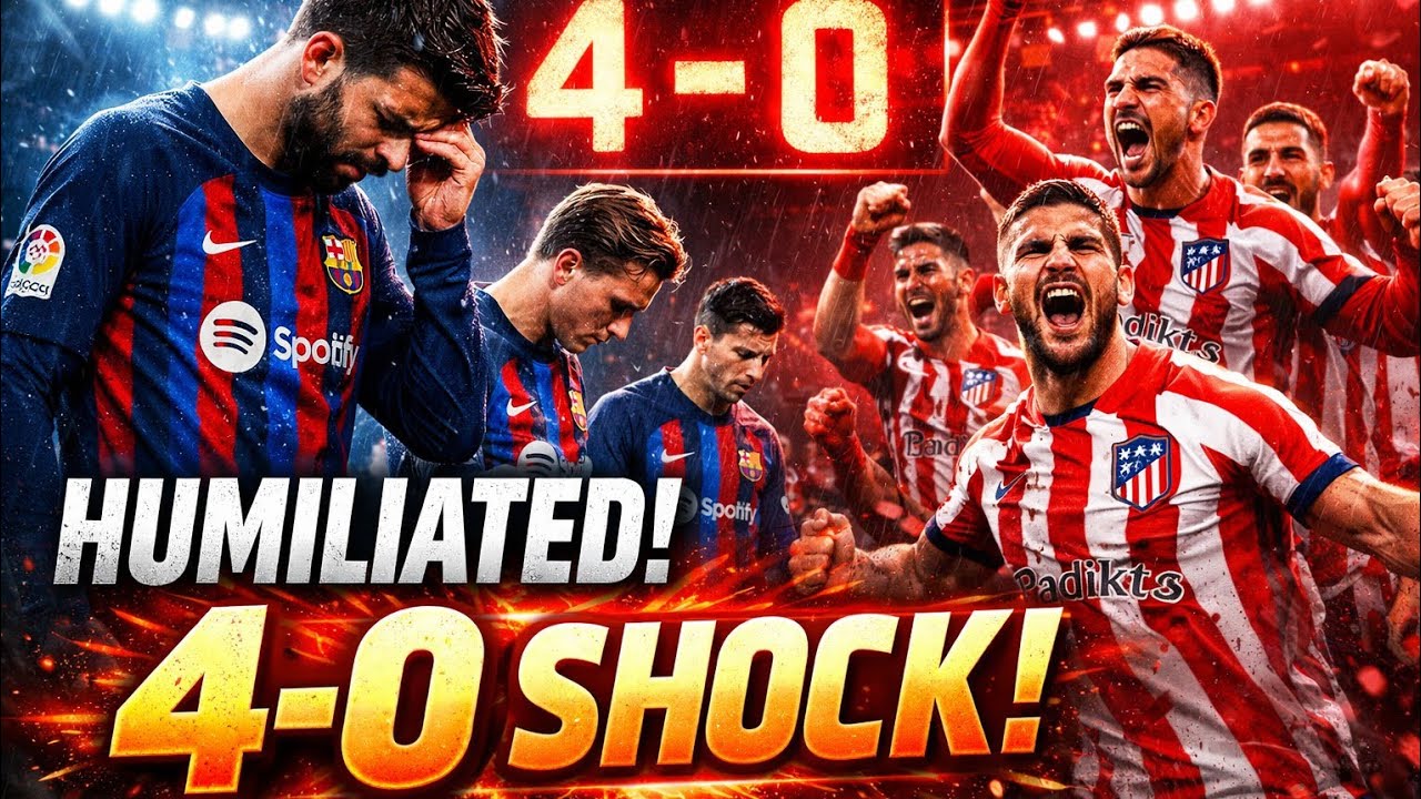 Aula de Futebol! Atlético de Madrid Destrói o Barcelona!!