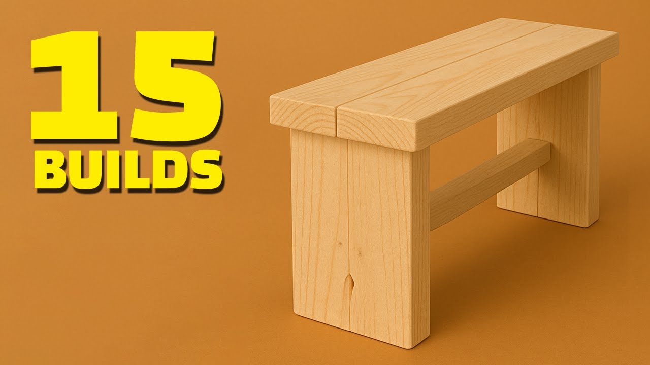 15 Bench Projects That Will Get You Off Your Butt!