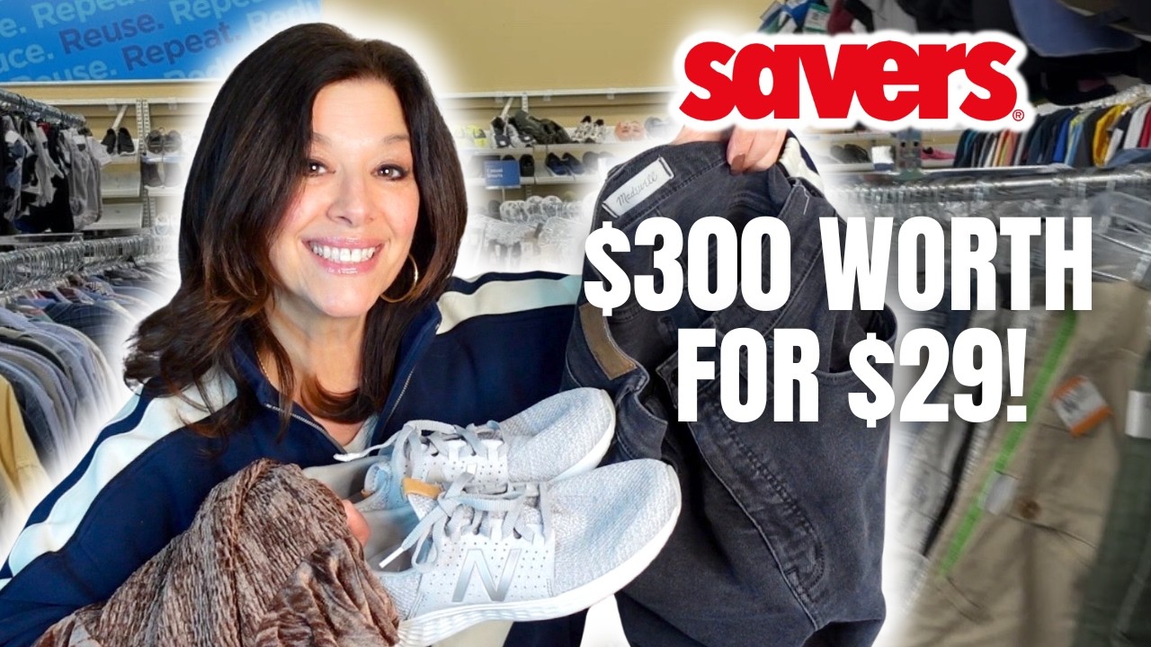 One Hour thrift challenge!  I found $300 worth for $29!