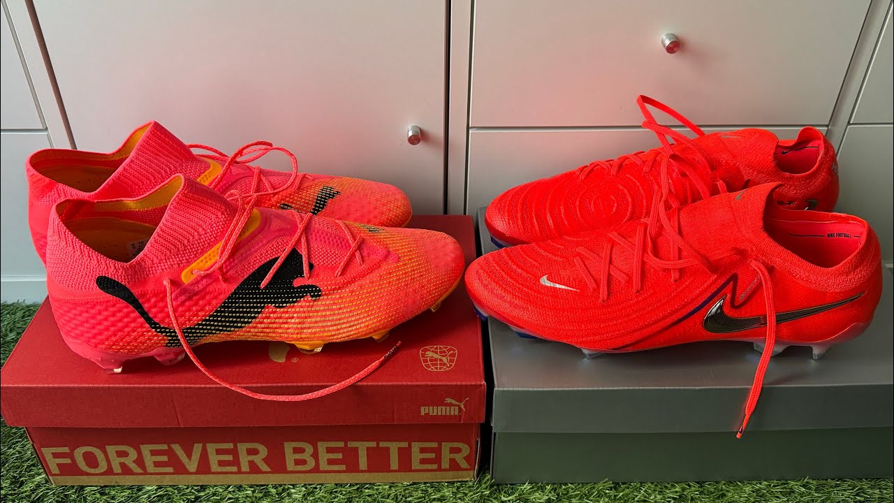 Nike Phantom GX 2 Elite FG VS Puma Future Ultimate FG/AG - Boots Comparison Video! (4K)