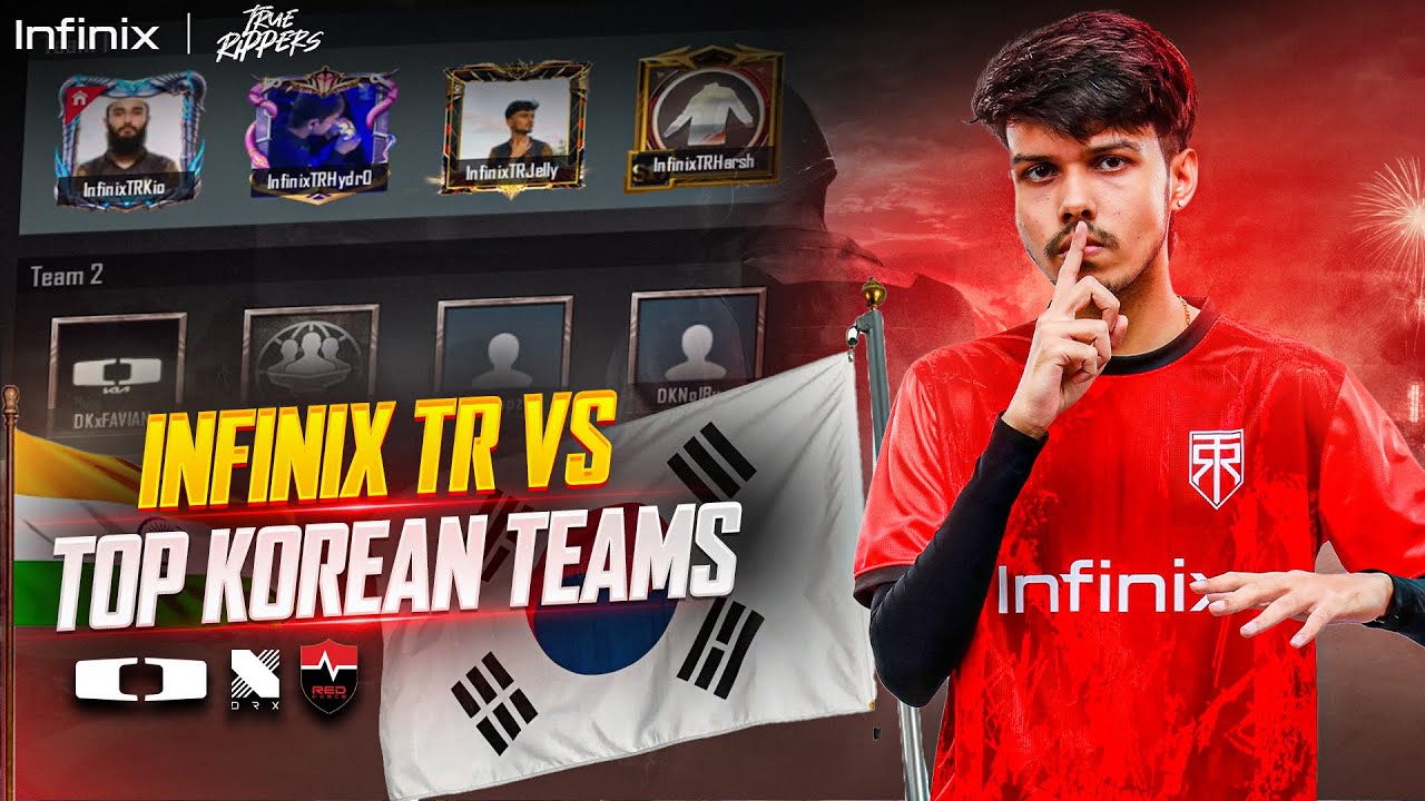 InfinixTR 🇮🇳 VS TOP KOREAN TEAMS 🇰🇷| WOW HIGHLIGHTS | InfinixTRHarsh❤️&zwj;🔥