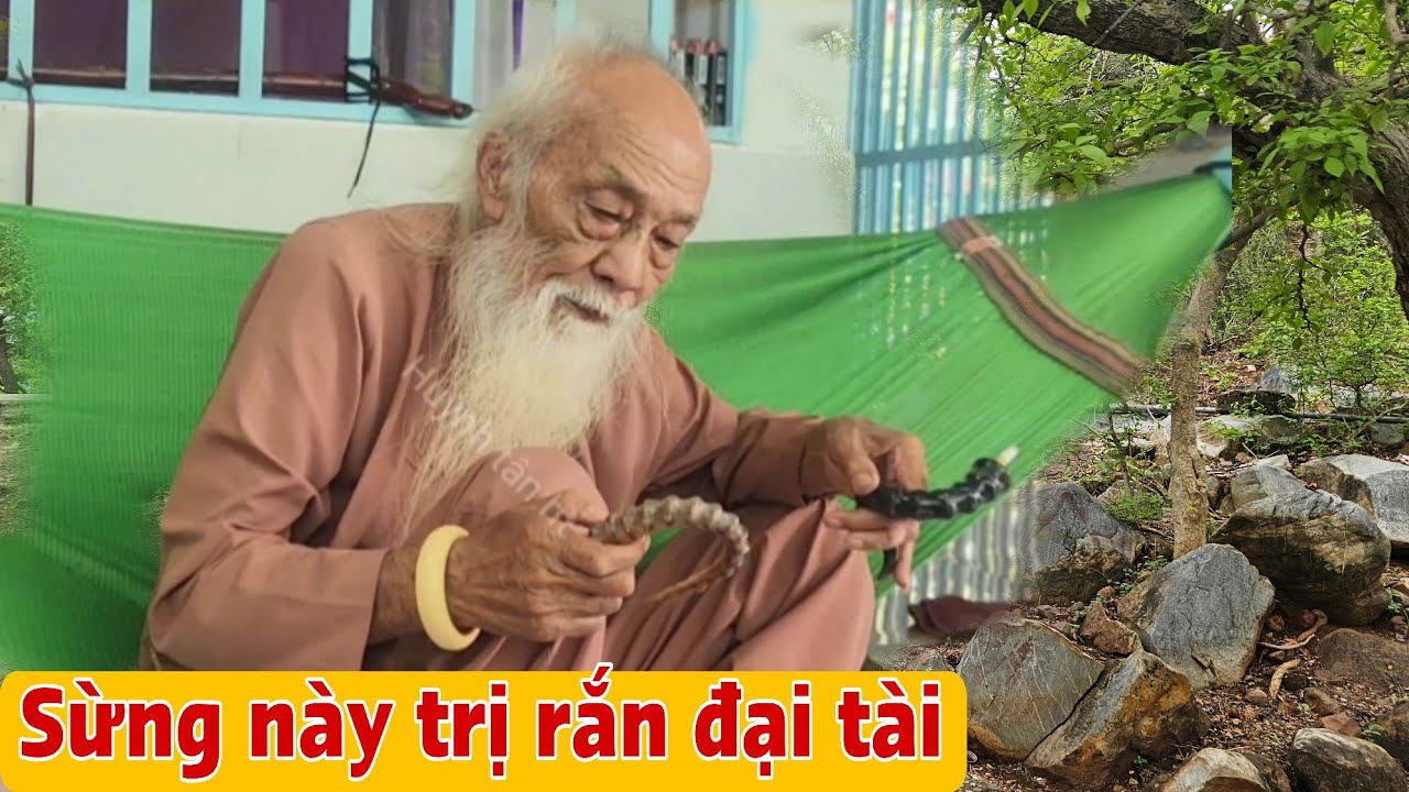 Thầy Rắn Ông Tư Đền Sở Hữu Sừng Dinh Rắn Trị Bách Độc Tiền Tỉ Cũng Không Bán