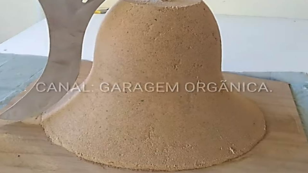 COMO FAZER VASO TAÇA COM  CIMENTO, FÁCIL E RÁPIDO.