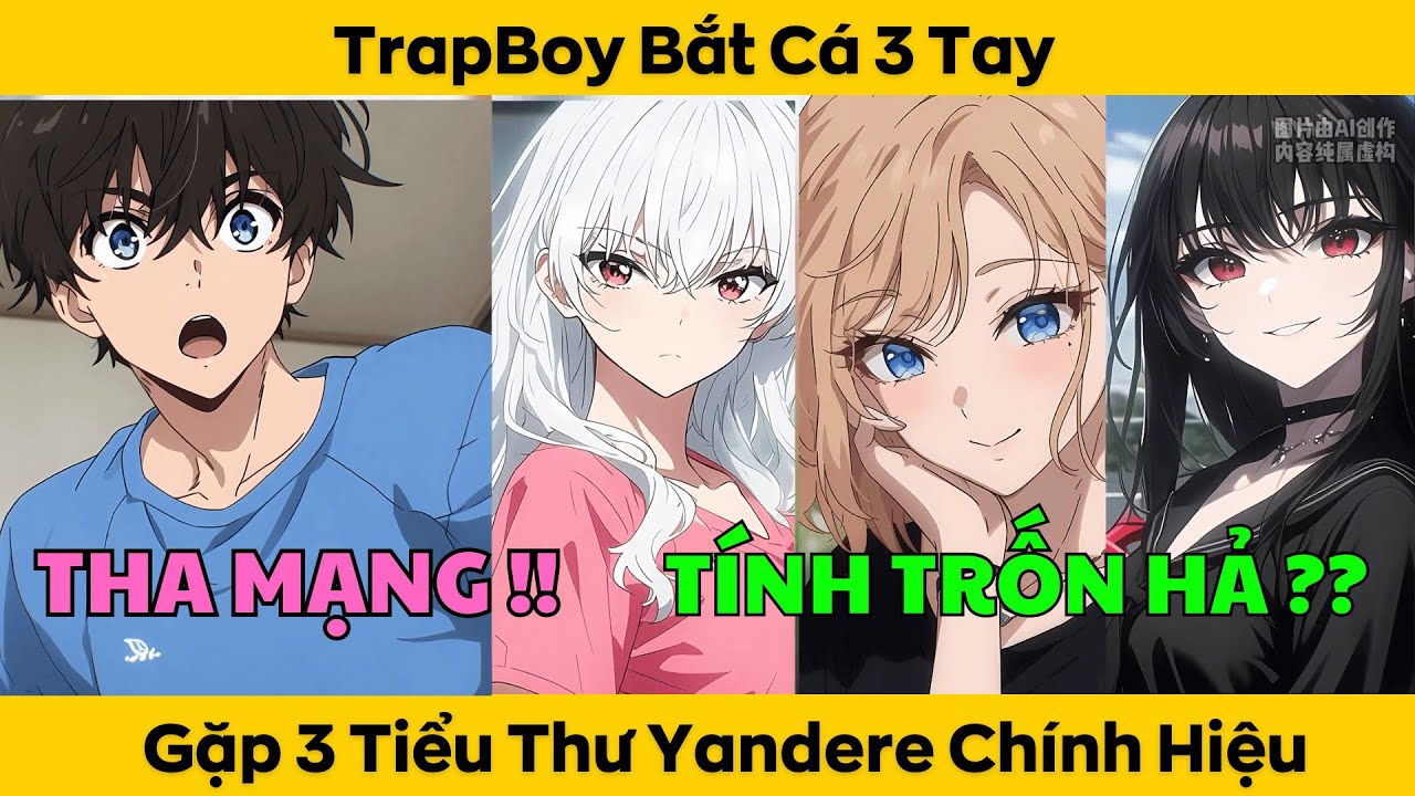 Trap Boy Bắt Cá 3 Tay Gặp 3 Tiểu Thư Yandere Chính Hiệu