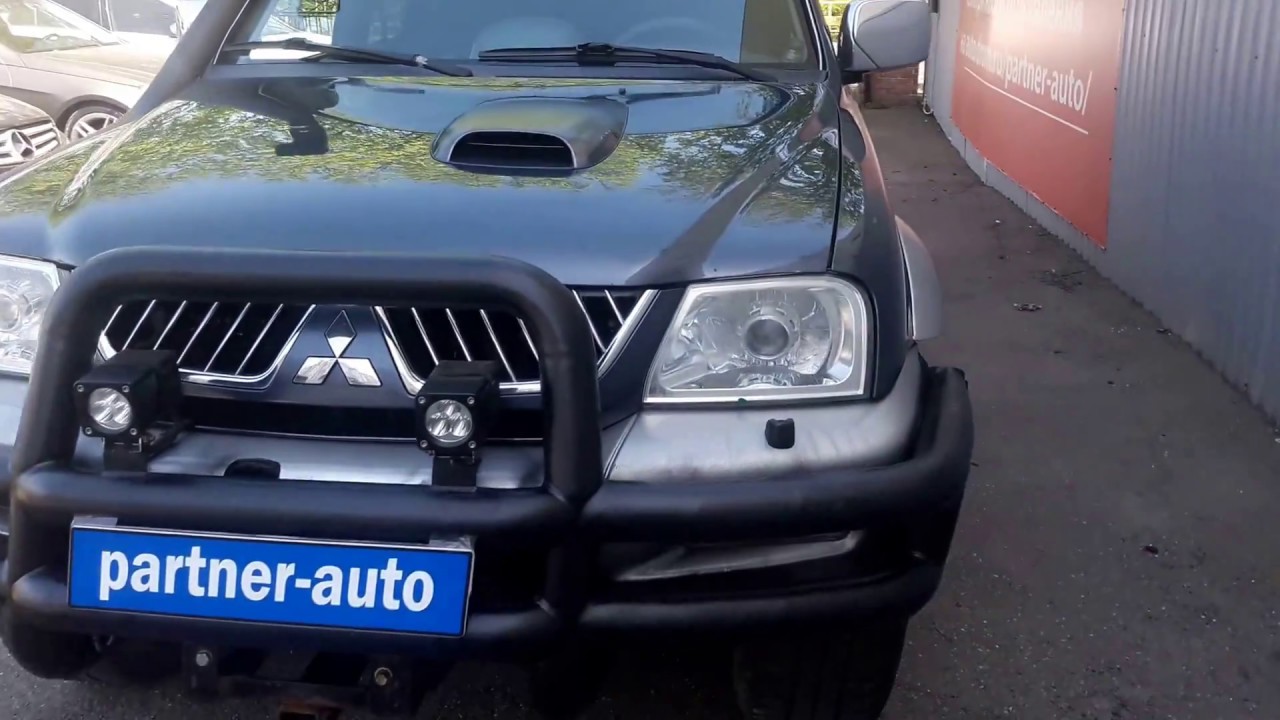 Mitsubishi L200 III 2005г. 187 000 км 2.5 MT (100 л.c.) Полный Пикап Двойная кабина Дизель