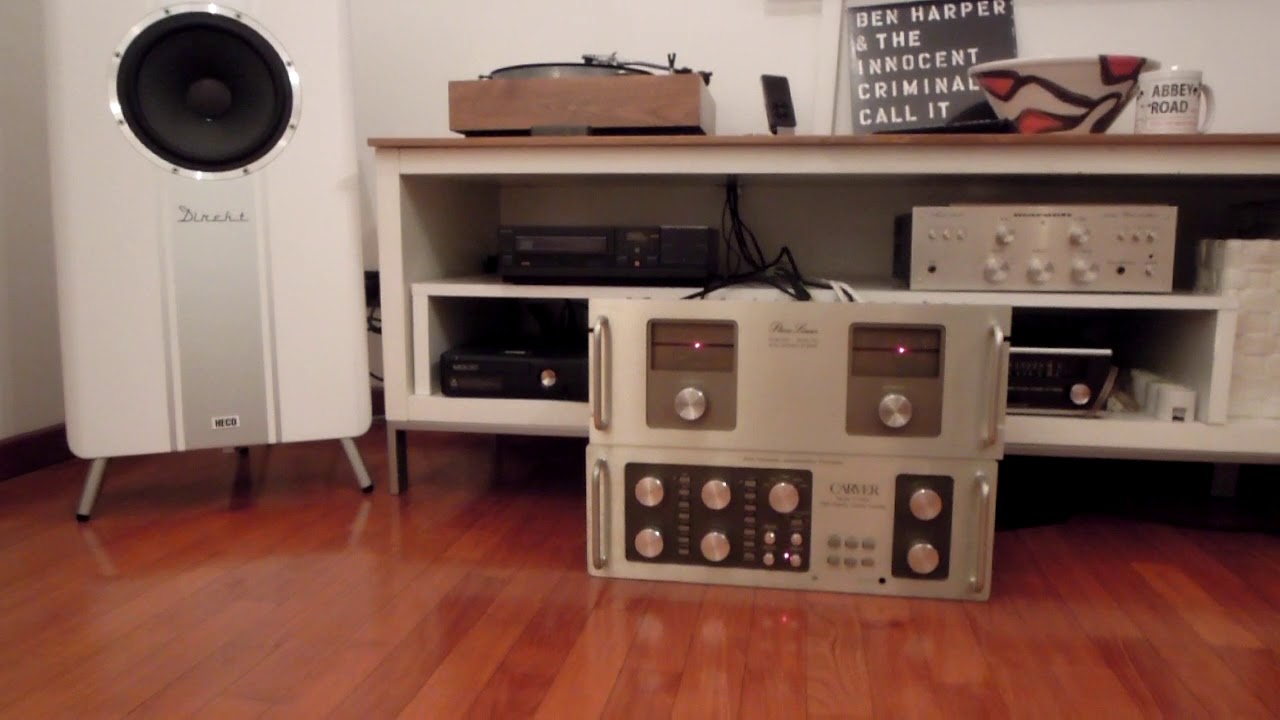 Phase Linear 400II Carver C4000 Final +Preamplifier  Restored