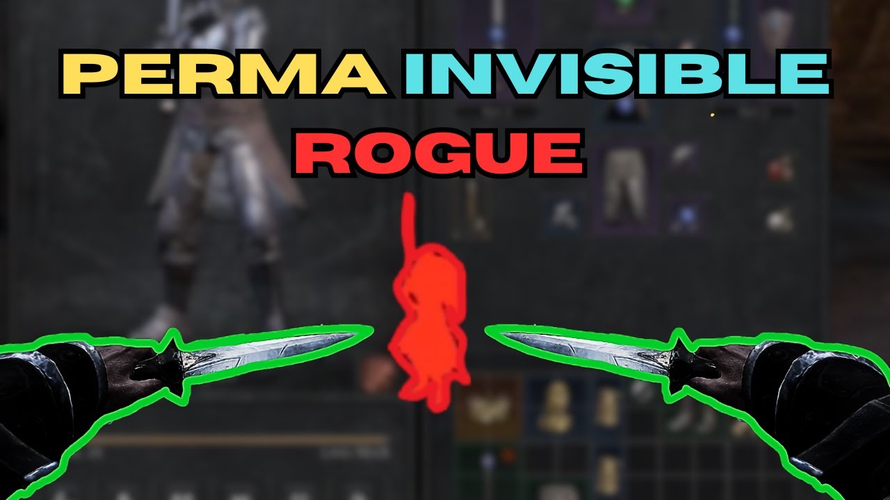 PERMA INVISIBLE Rogue Build! - DungeonBorne Gameplay