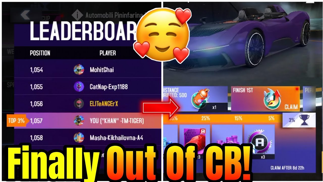 [Asphalt 8] Наконец-то выбрался из *CB*!!! 🤩 | Играю в Automobili B95 Cup, уже доступен | Gameloft