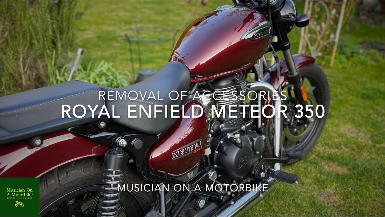 Royal Enfield Meteor 350 Accessories Removal - Getting Ready to Sell