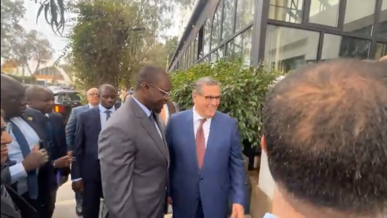 Arrivée du PM Ousmane SONKO à Casablanca pour le Forum économique Maroc-Sénégal