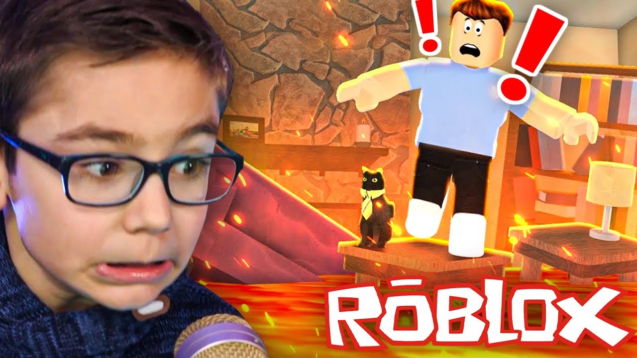 LE SOL C'EST DE LA LAVE DANS ROBLOX ! (The floor is lava)
