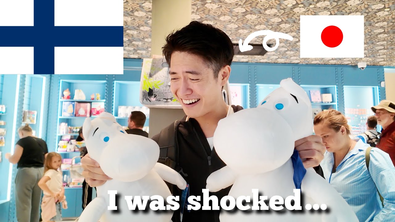 Japanese guy visits Finland for the first time🇫🇮