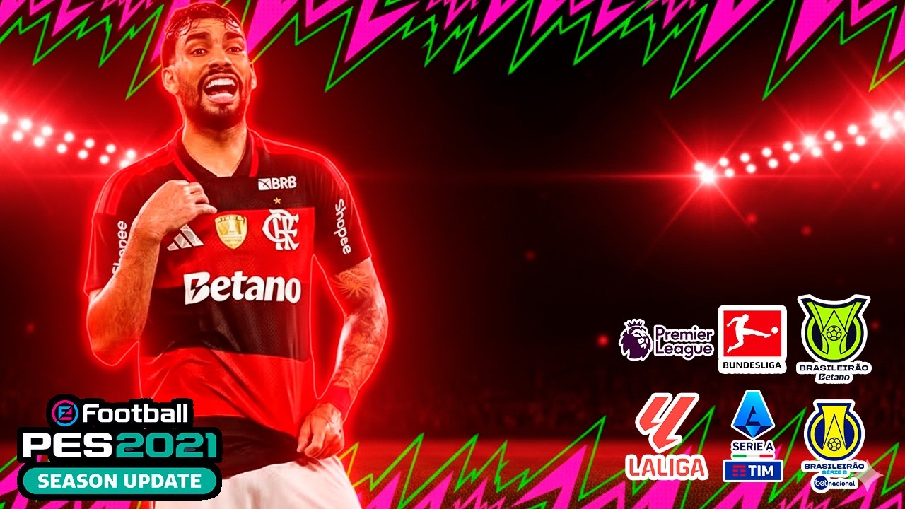 🔥 SUPER OPTION FILE PES 2021 ATUALIZADO 2026 🇧🇷⚽ COM BRASILEIRÃO A E B COMPLETO!!!!