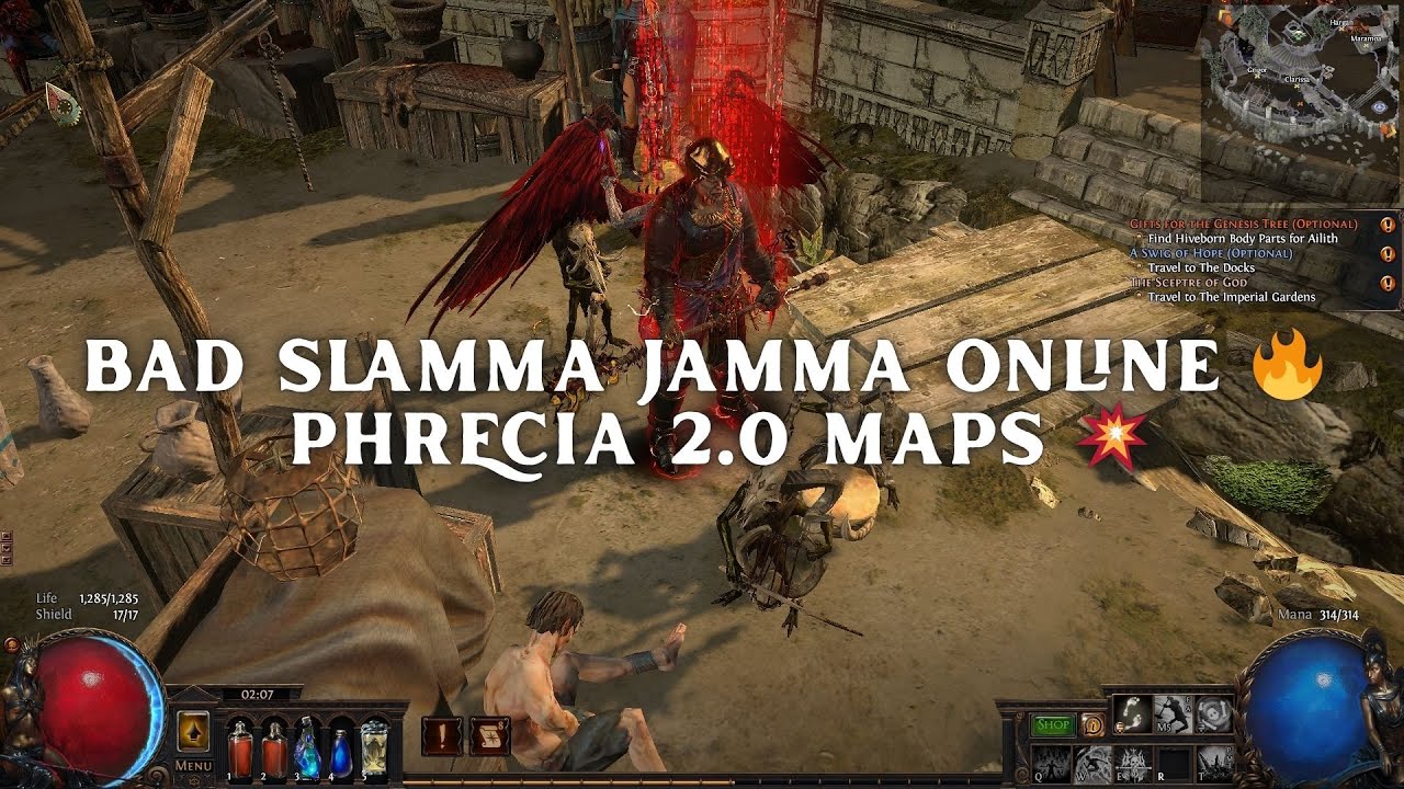 POE 1 Phrecia 2.0 Event | Bad Slamma Jamma Ep 3 | Level 83 & Mapping Begins 💥🔥
