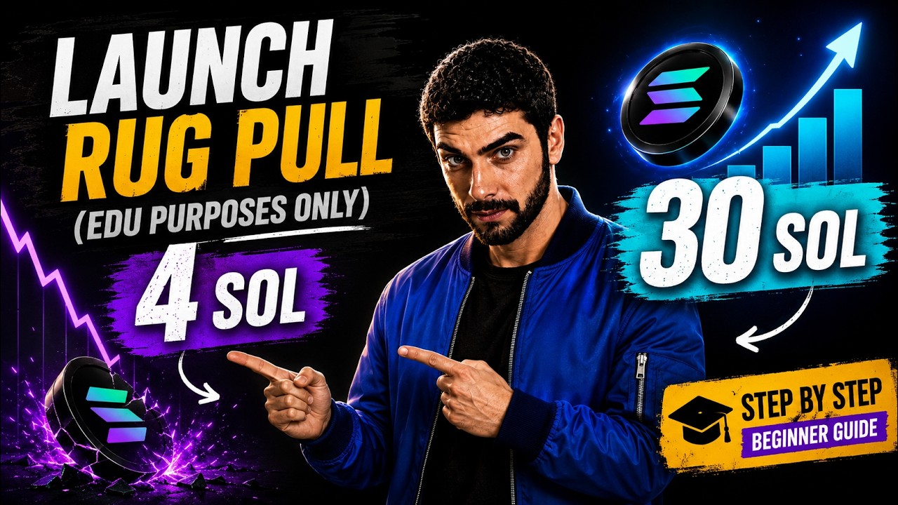 HOW TO LAUNCH A MEME COIN ON SOLANA | RUG PULL EXPLAINED