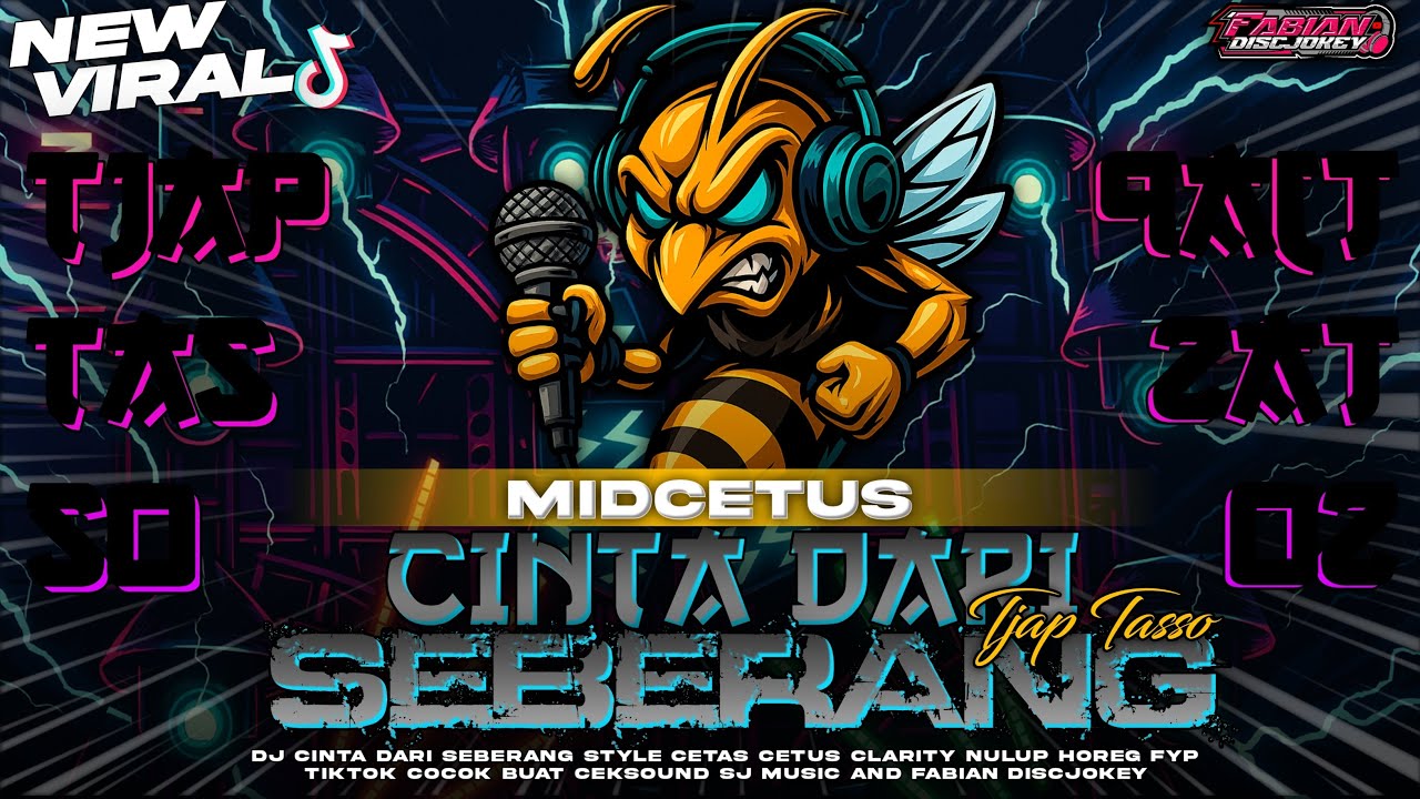DJ CINTA DARI SEBERANG TJAP TASSO‼️STYLE CETAS CETUS CLARITY+HOREG VIRAL TIKTOK‼️