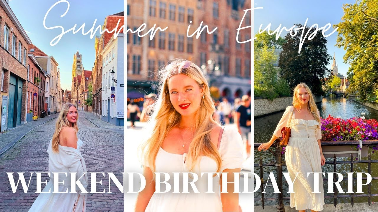 European Birthday Trip - Brugge Belgium Travel Vlog