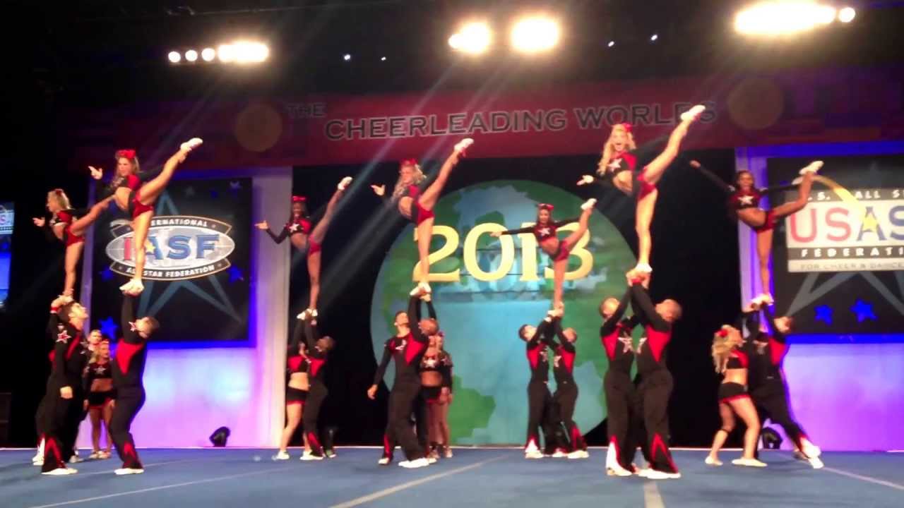 The Cheerleading Wolds 2013 Gym Tyme All Stars - Black Smack International Open Coed Level 5