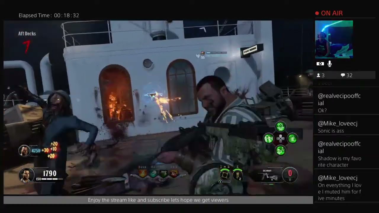 Late night black ops 4 time