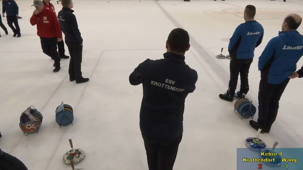 Eisstock Staatsmeisterschaft Herren Winter 2025/26, Vorrunde, Krottendorf : Wang