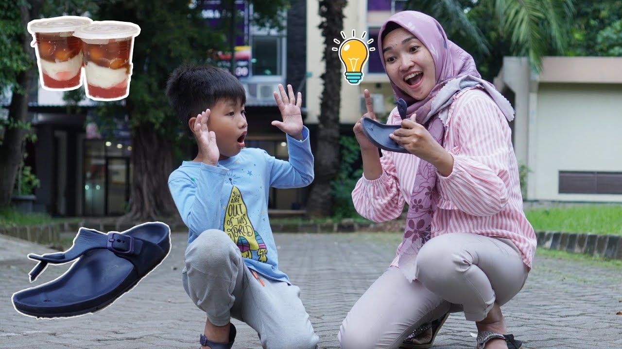 SENDAL DAVIN PUTUS SAAT MAU BELI TAKJIL| Davino Vlog