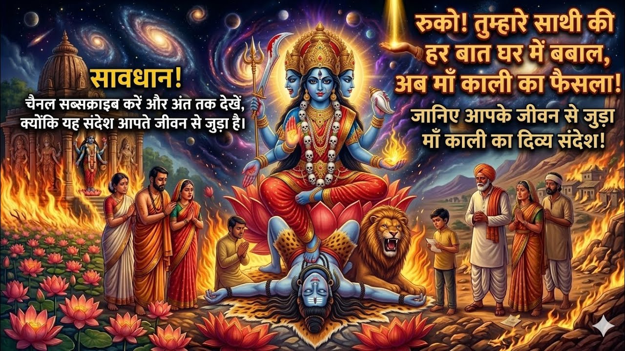 रुको! तुम्हारे साथी की हर बात घर में बवाल,अब मां काली का फैसला! जानिए आपके जीवन से जुड़ा है।🕉️ मां 