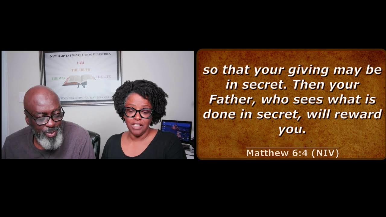 Morning Devotion with God's words: Practice secret blessings...Matthew 6:1-4