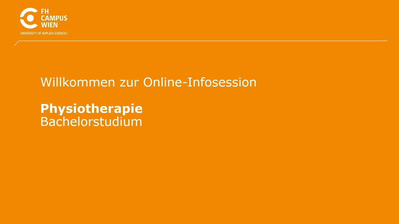 Infosession von Studierenden im Bachelorstudium Physiotherapie | FH Campus Wien