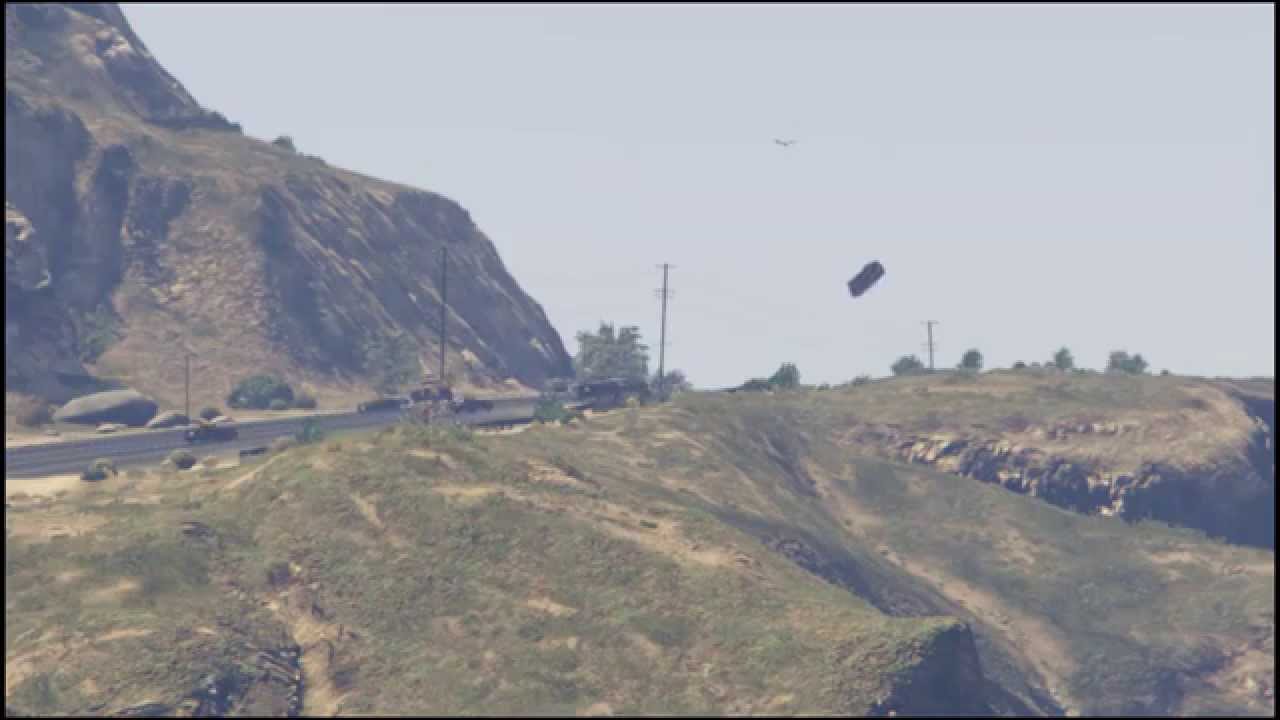 GTA 5 NPC Big fail crash