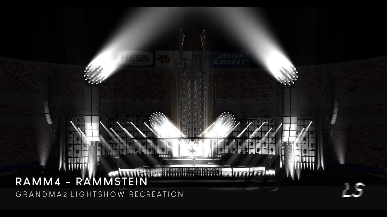Ramm4 - Rammstein (Lightshow Recreation GrandMA2)