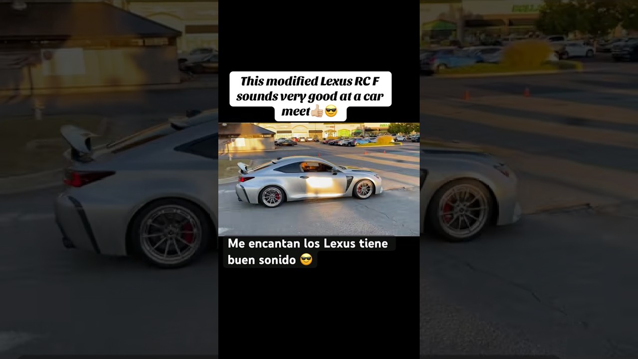 This modified Lexus RCF sounds really good 👍🏼 #shorts