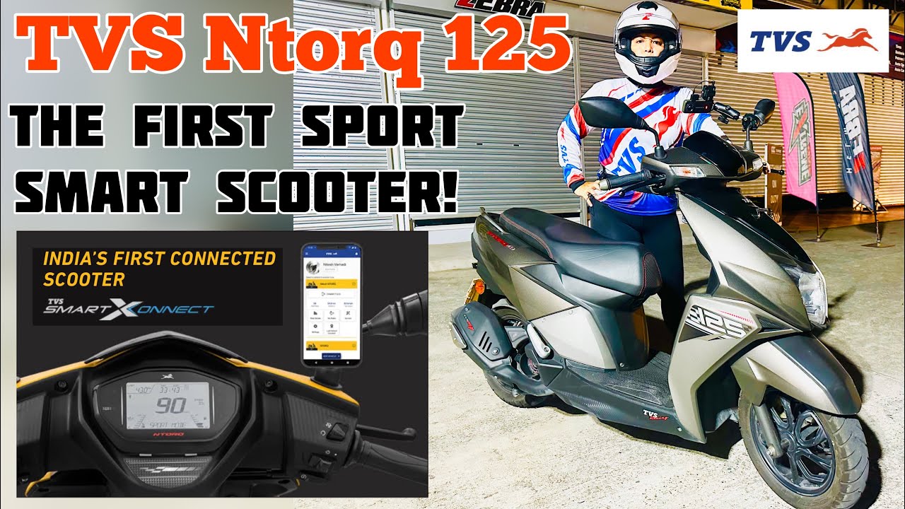 First Sport Smart Scooter From TVS.. The Ntorq 125!