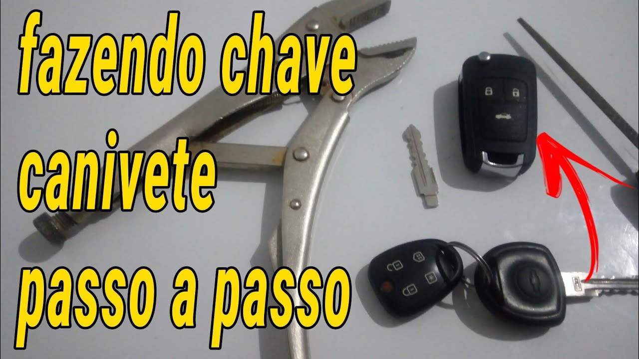 Adaptação chave canivete corsa celta meriva montana passo a passo alarmes positron