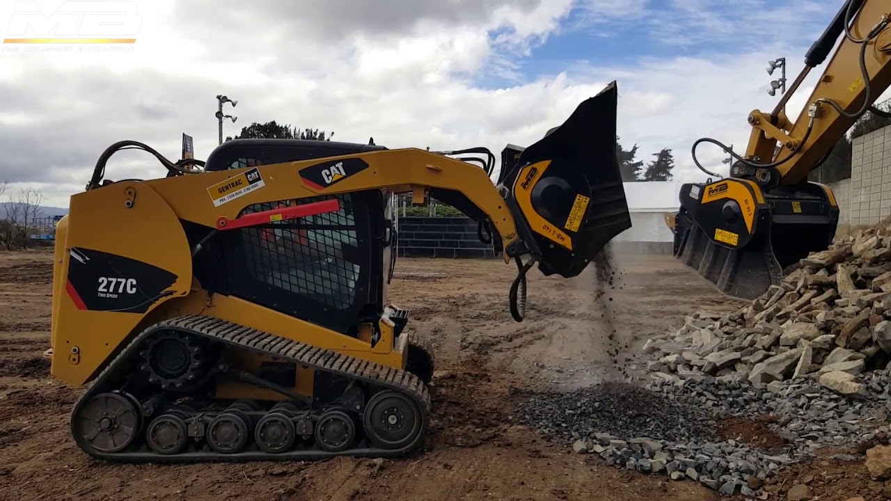 Дробильный ковш MB-L140 S2 MB Crusher гусеничный мини-погрузчик CAT 277C