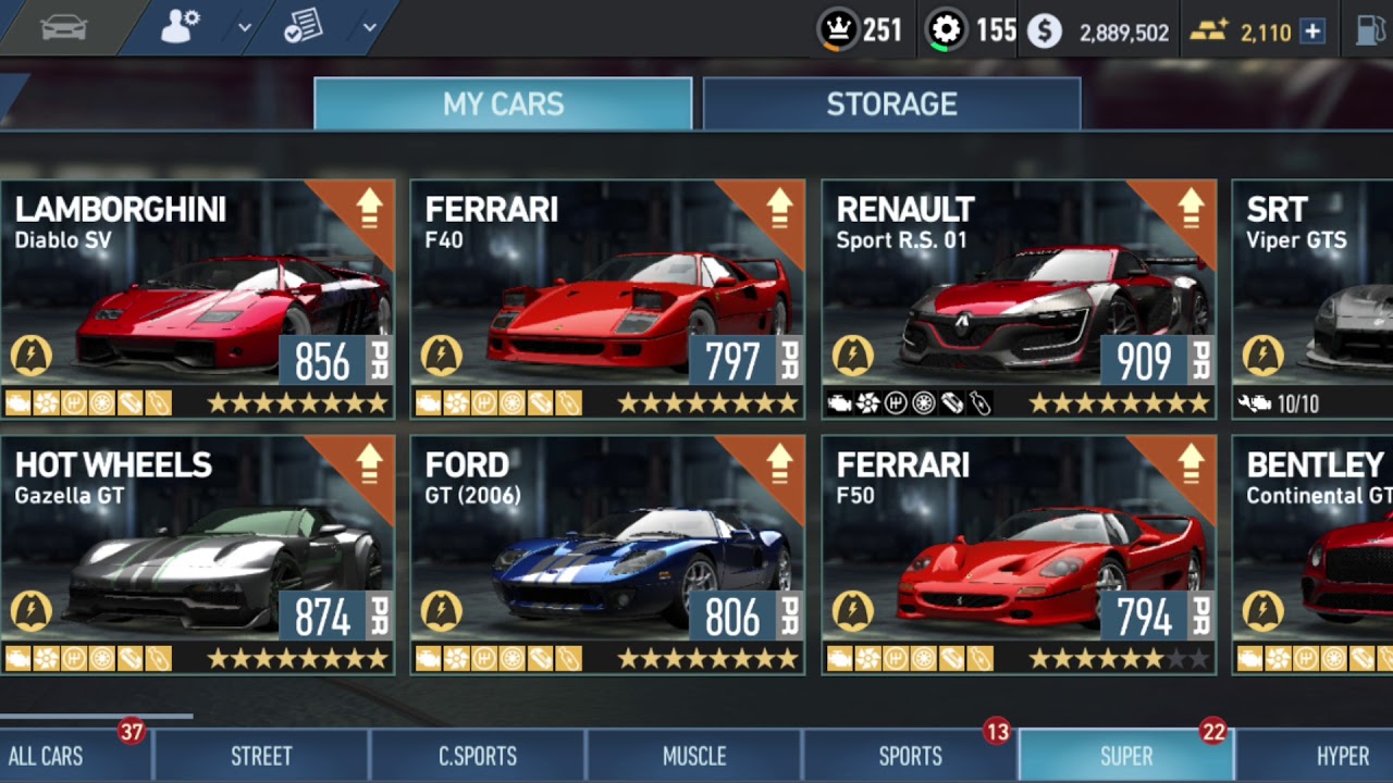 NFS No Limits | My Garage | December 2020