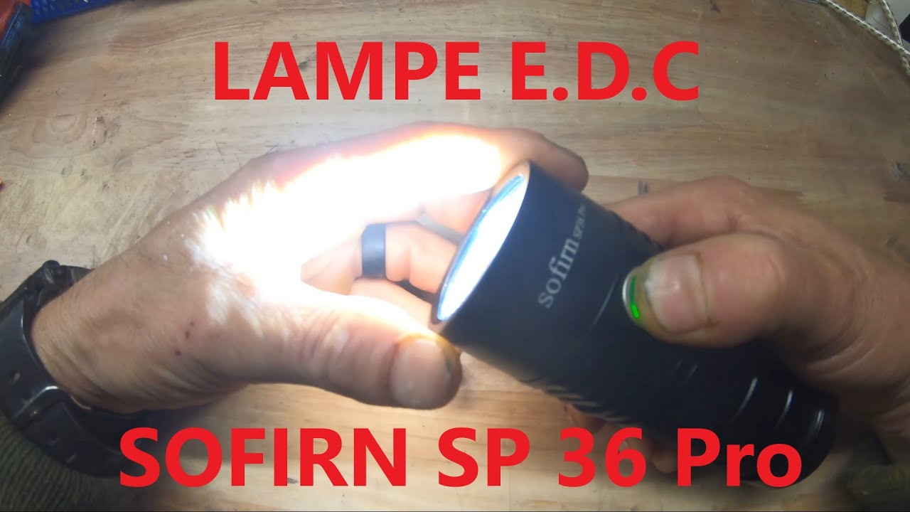 Lampe EDC SOFIRN SP 36 PRO (8000 Lumens)  FR