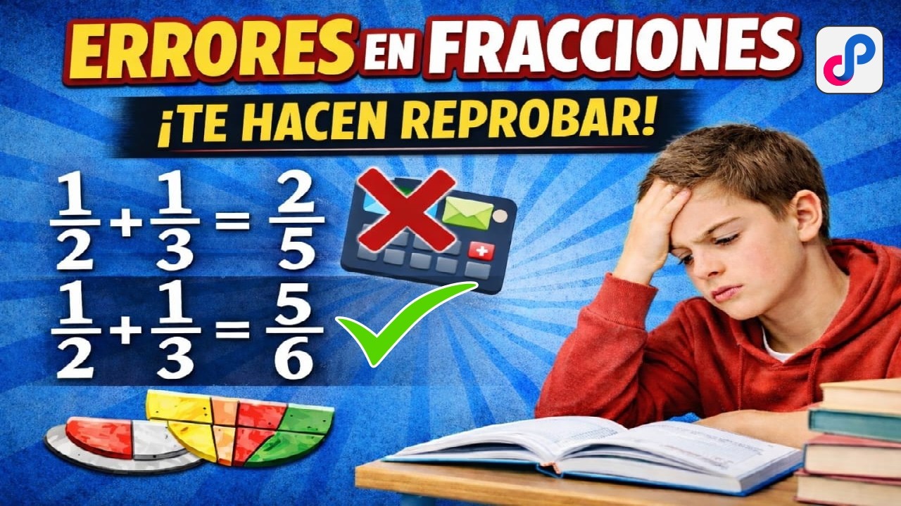 Errores en fracciones que te hacen reprobar