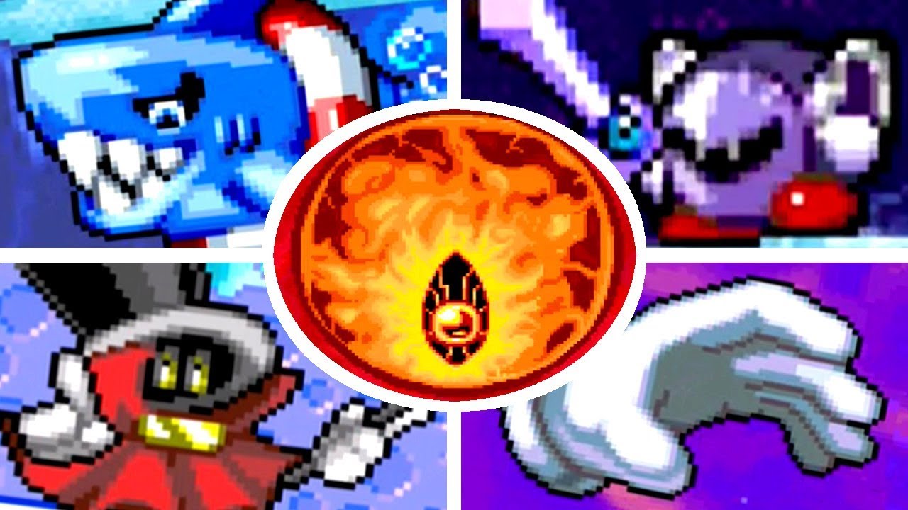 Kirby & The Amazing Mirror - All Bosses (No Damage) + Ending