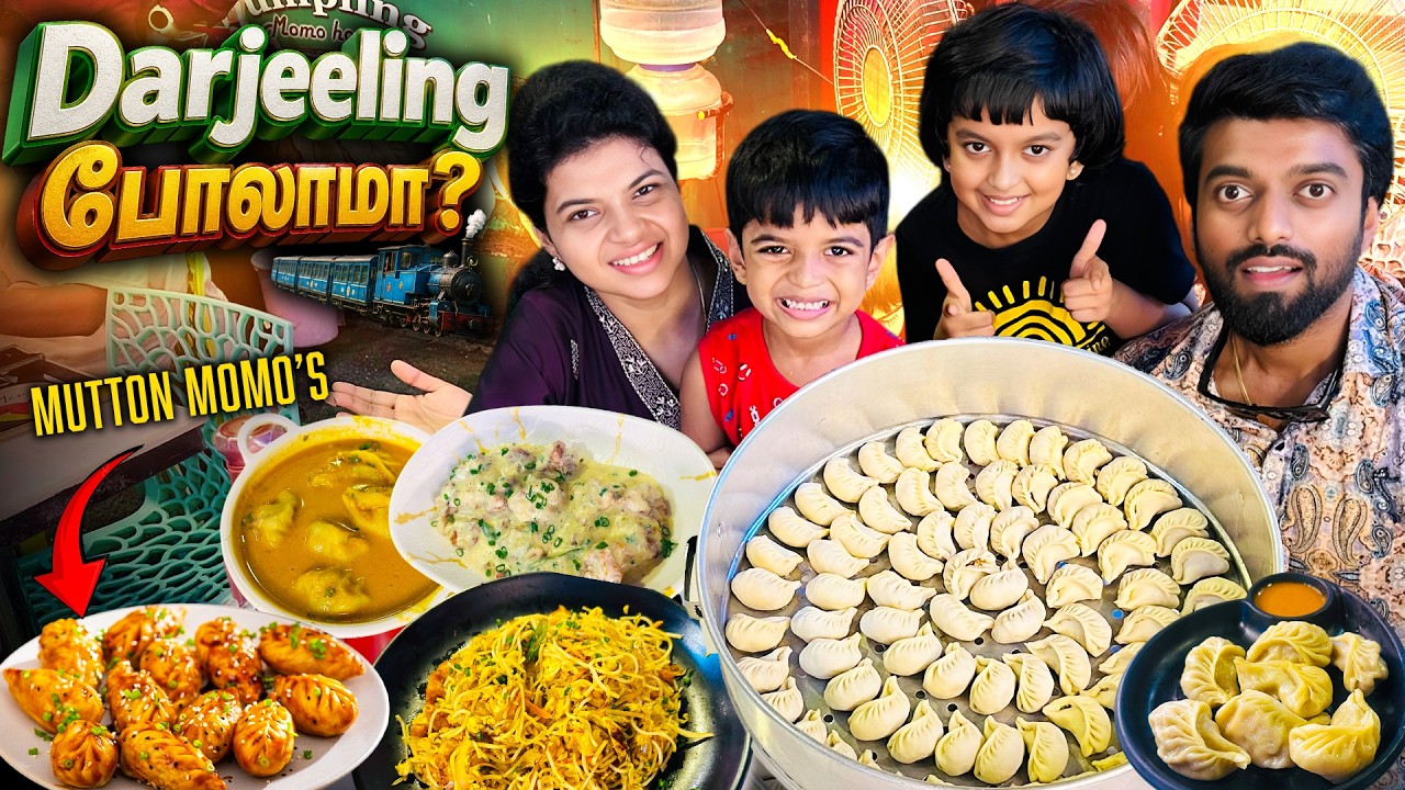 மட்டன் மோமோ வாaa 😱 Mini Darjeeling in Chennai 😍 | DAN JR VLOGS
