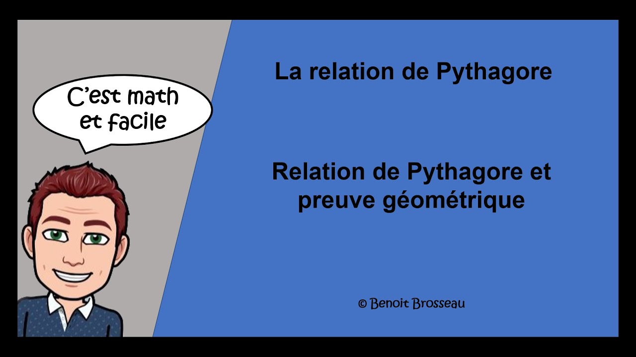 Relation de Pythagore et preuve géométrique